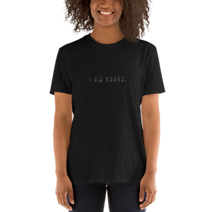 ‘i am chaos.’ Short-Sleeve Unisex T-Shirt